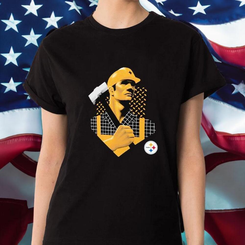 Pittsburgh Black Draft Illustrated Tshirt